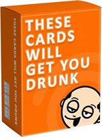 NEW! These Cards Will Get You Drunk - Fun Adult