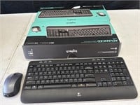 New In Box Advance Logitech Keyboard & Mouses