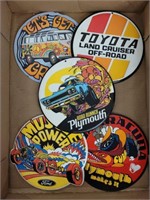 TRAY OF ASSORTED METAL  SIGNS