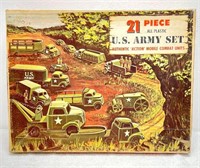 Pyro set 244 21 Piece All Plastic US Army Set in o