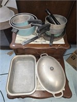 Estate lot of pots and pans