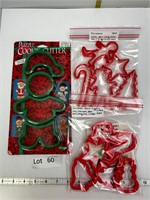 Lot of Christmas Cookie Cutters Jello etc.
