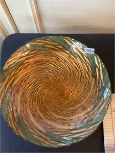 Large round decorative bowl