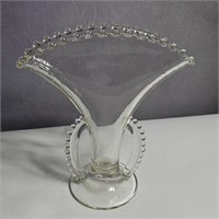 Candlewick fan vase