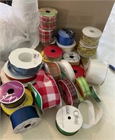 Box of assorted ribbon