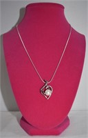 .925 Fresh Water Pearl Pendant Necklace