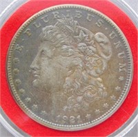 1921-S Morgan Silver Dollar.