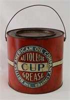 BRITISH AMERICAN OIL CO. AUTOLENE CUP GREASE CAN