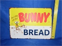 Metal Bunny Bread Sign