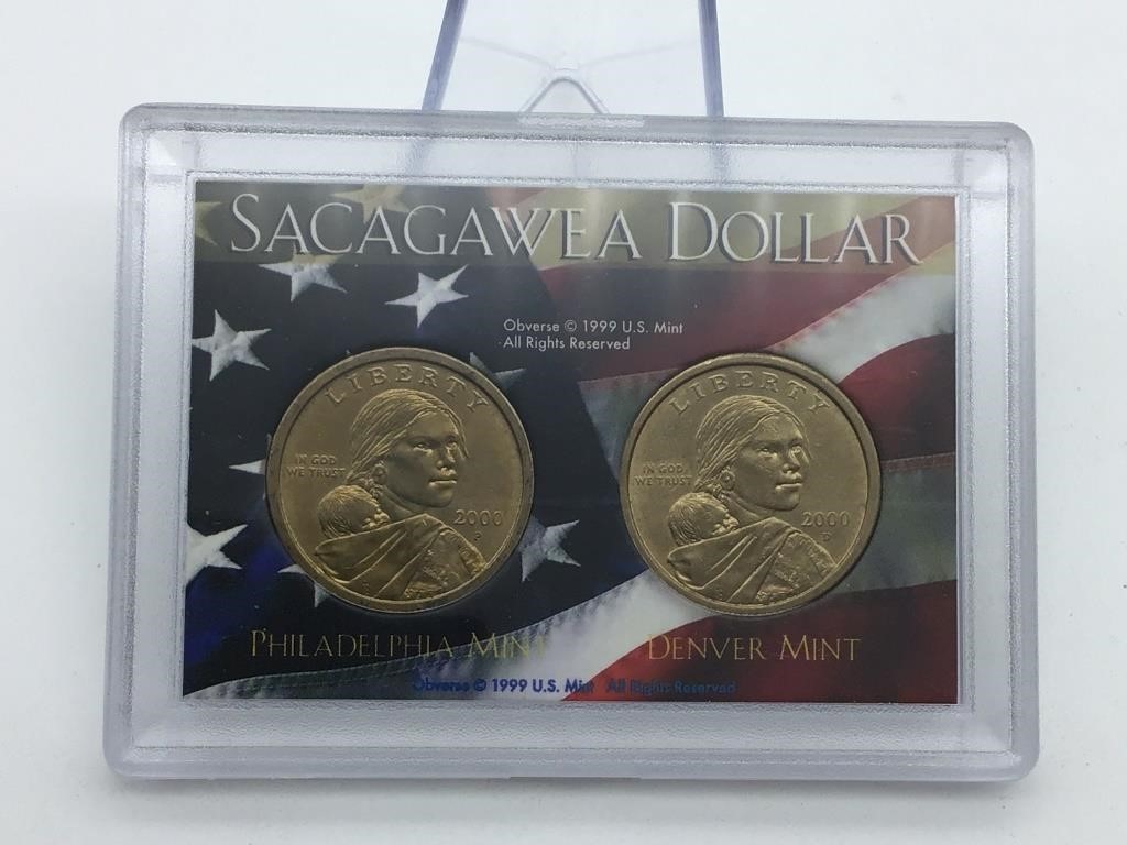 Sacagawea Dollar Set