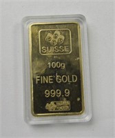 100 Gram 10k Gold Bar