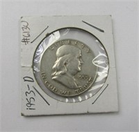 1953-D Franklin Half Dollar