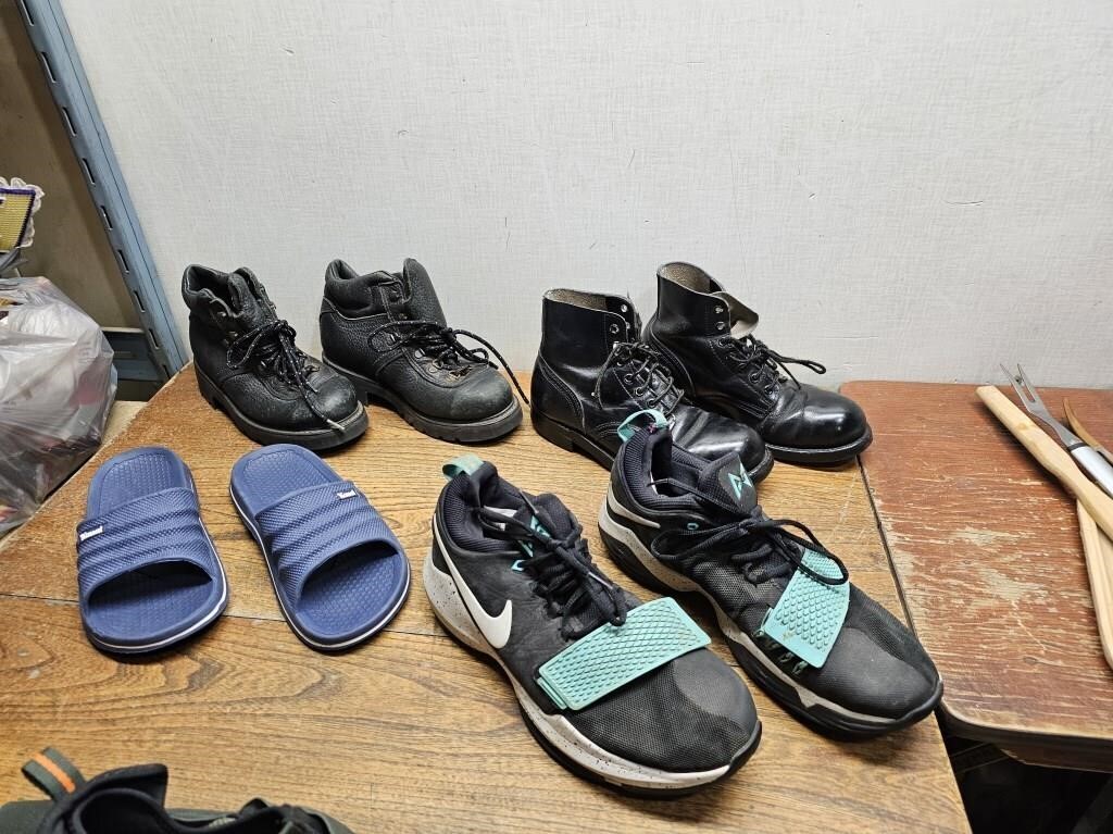 4 Pair Boots - Shoes - Sandles