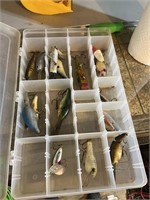 assorted fishing lures crank baits