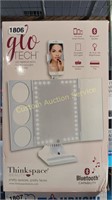 GLO TECH LED MIRROR WITH PHONE HOLDER & SPEAKER
