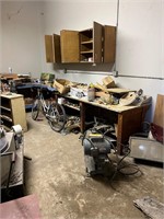 Remaining contents of wood shop