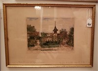 Framed Art French Country Home