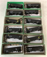 12 Bowser HO Train Cars
