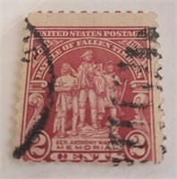 1929 2 Cent Wayne Memorial US Postage Stamp