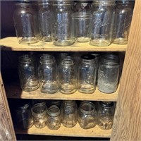 Vintage & Asst Canning Jars