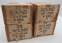 (80) Rounds of 7.32x51mm ball ammo.