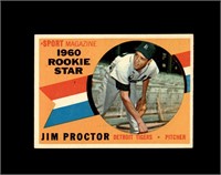 1960 Topps #141 Jim Proctor RS EX to EX-MT+