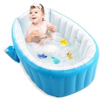 Inflatable Baby Bathtub  Non Slip  Blue