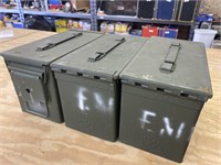 (3) Ammo Cans