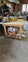 Rolling Work Table/Bench (no contents)