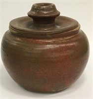 Art Pottery Jar With Lid