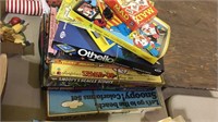 Group of vintage games, 5 board games, MAD