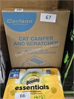cat camper & scratcher