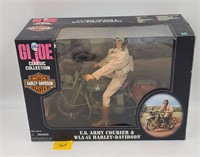 GI Joe US Army Courier & WLA 45th Ann. Harley Dav.