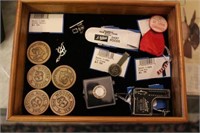 Small Display Case w/collectibles