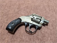 Vest Pocket snub nose revolver, filed firing pin,.