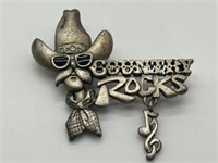 Vintage JJ "Country Rocks" Articulated Brooch