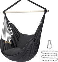 Y-STOP Hammock Chair  Max 500 Lbs  Dark Grey.