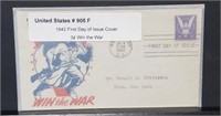 US 1942 First Day Issue Cover