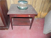 Small Table, Green Pot