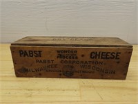 Pabst beer wood Cheese box.