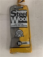 New Steel Wool Pads 16 pack