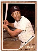 1962 Topps #400 Elston Howard Low End Condition. S