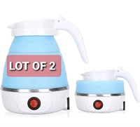 Lot of 2, LXTaoler Foldable Electric Kettle, 400W