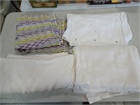 Lot of 4 Rugs Linens & Cloth Items