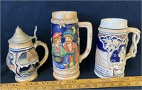 Collection of German Beer Steins