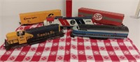 HO Scale Train Parts Lot Engines and Cars