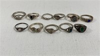 10 Unique .925 Silver Rings