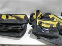 Five DeWalt Tool Bags Largest 17"x 10.75"x 18"