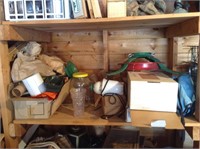 misc items middle left shelf
