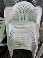 White Plastic Chair /EACH